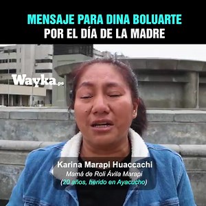 Día de la madre ... Con hijos asesinados por Dina Bouluarte y su gobierno | LSP Noticias