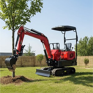 [Hot Item] Factory Price Electric Drive Small-Scale bagger digger post hole Grabber Mini Excavator TL10E