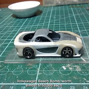 Custom built Hot Wheels Veilside Mazda RX7. // DIY & Crafts Group | THE-LOWDOWN.com