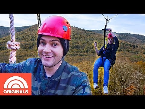 Zip-lining Through The Catskill Mountains In New York | Out And About | TODAY