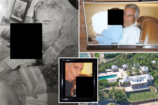 Epstein seen kissing, cuddling little girls in stomach-turning new photos released by DOJ