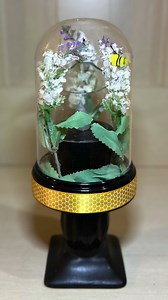 Summer Bee Solar Light Dollar Tree DIY #dollartree #dollartreediy #CraftyBeach #solarlight #beediy | Crafty Beach