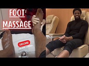 FOOT MASSAGE AND PEDICURE | ASMR