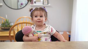 Dad cheated while interviewing our 1 year old. It could not have gone more perfectly! | Austin and Jess