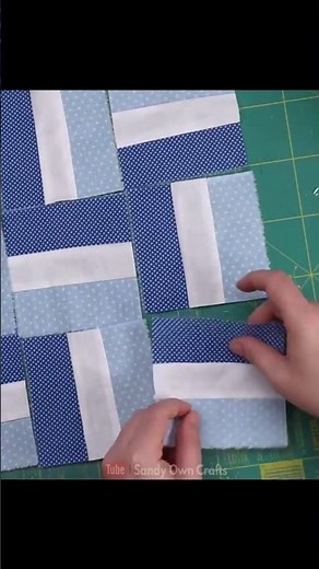 Easy to sew string quilt block