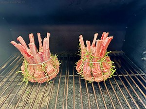 Lamb Rack Crown Roast | GrillinFools.com
