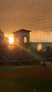 sun shower baseball asmr 😌 | Clearwater Threshers Baseball