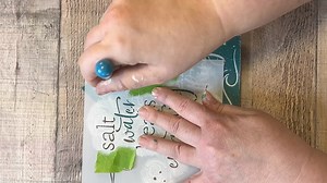 Coastal Stencil DIY | Junk and Craft Treasures