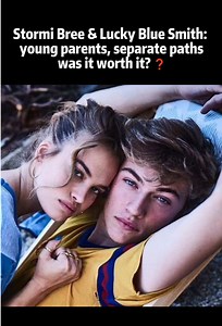 Stormi Bree and Lucky Blue Smith: young love, separate paths, shared responsibility. They were just kids when they had Gravity, fell out of love, but chose to share her care. Some say it’s mature, others say it’s a mistake—what’s your take? #luckybluesmith #stormibree #narasmith
