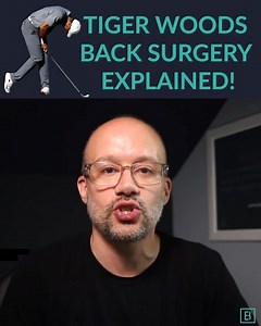 ⛳️ Tiger Woods Back Surgery Explained! Multiple decompressions, continued disc issues, and traveling pain have all culminated with an ALIF at L5-S1. Discover what that means, and how it impacts the rest of his spine in this video.  | The Evidence Based Chiropractor | Facebook