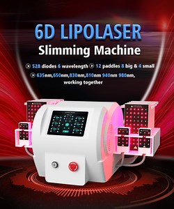 [Hot Item] 6D Laser Slimming Machine Laser Lipo 4D/5D Mitsubishi Low Level Laser System Lipolaser Beauty Machine Factory