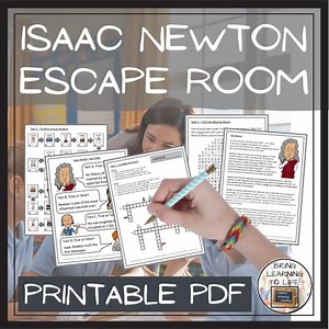 Isaac Newton Escape Room Activity - Etsy