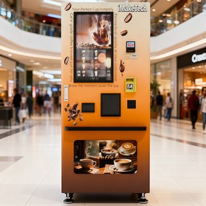 [Hot Item] Indoor New Imaketech Reliable for Office Serving Both Vending Machine Automatic Coffee Vending Machine