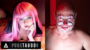 PURE TABOO 18 yo Camgirl Coco Lovelock CREAMPIED After Catfishing Creepy Old Stepdad On Livestream