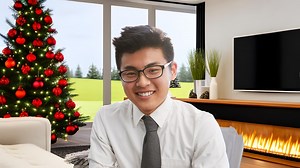 Weihnachten Hintergrund, Zoom Hintergrund Home Office, Digitaler Weihnachtshintergrund, Frohe Feiertage Hintergrund PNG, Realistischer Weihnachtsbaum Foto - Etsy.de