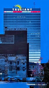 Truliant is proud to be a beacon of support in our community! During the last 18 months, we’ve illuminated downtown Winston-Salem with more 100 feet of lighting on the city skyline, shining a light on important events. From Earth Day, and the Winston-Salem Dash Opening Day, to Metastatic Breast Cancer Awareness and Multiple Sclerosis Awareness Week, we honor and uplift local and national initiatives! | Truliant Federal Credit Union