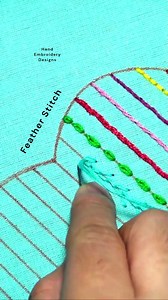 #featherstitch | Hand Embroidery Designs