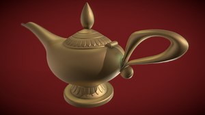 Aladdin Lamp - Download Free 3D model by GOFOR3D