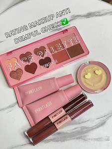MAKEUP DOUYIN !! Alat makeup yg cocok buat kulit kita 😘 Ada eyeshadow, foundation, bedak padat, lipstik Warna pigmented, sekali usap warna keluar 😍 Stok terbatas buruan inbokk 💥 / PINKFLASH / | Boutiq Taiwan