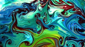 Abstract Classic Fluid Paint ArtWave Texture Ebru Effect