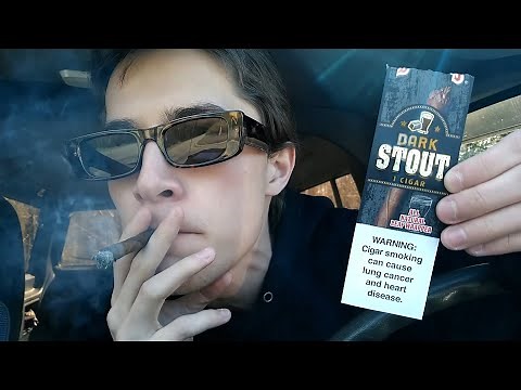 Smoking a Backwoods Dark Stout Cigarillo - Review