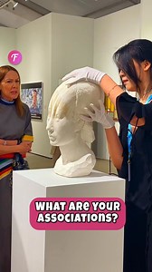 58K views · 102 reactions | Captivating art gallery: Woman skillfully transforms sculpture | Fabiosa Digest | Facebook