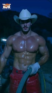 sweaty shining hot muscles in the night