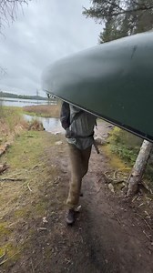 Portaging a 16 foot canoe is no joke. 🥵 #WaterSports #getoutside #Canoe #Canoeing | Old Town Watercraft
