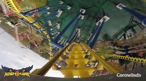 Take a ride on Nighthawk! Official POV from Carowinds | Carowinds Fans Only