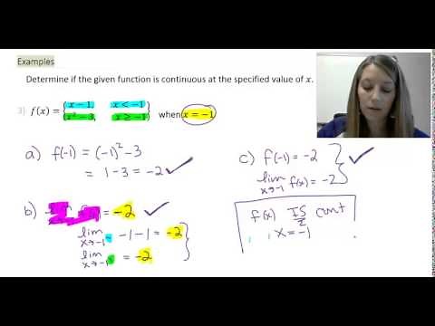 4: Examples of Proving a Function is Continuous for a Given x Value