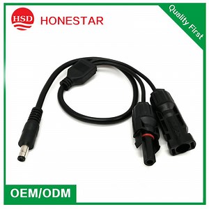 [Hot Item] Mc4 Photovoltaic Connector Mc4 to DC5521 Male Wire Solar Envelope Connection Wire