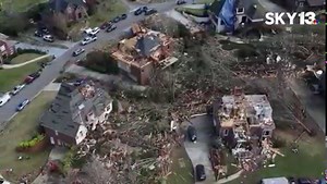 33K views · 163 reactions | The SKY 13 #drone gives you an aerial view of the widespread destruction left behind by a #tornado in the Eagle Point neighborhood in Shelby County, #Alabama. Thankfully, no one was seriously hurt: https://bit.ly/2PbDnfz | WVTM 13 | Facebook