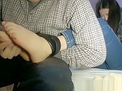 Sneak in her bedroom and tickle her feet