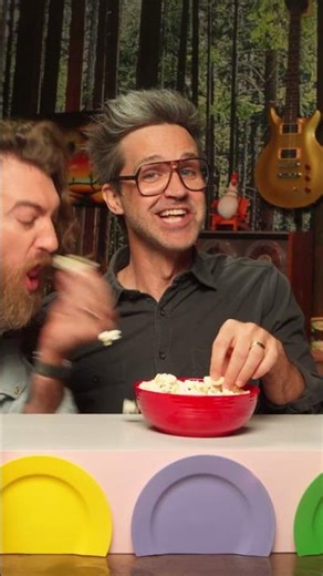 The popcorn hanging from Rhett's hair was a paid actor. 🍿