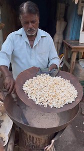 Hardworking Uncle Selling Popcorn in Agra | Indian Street food | Food Gyankosh