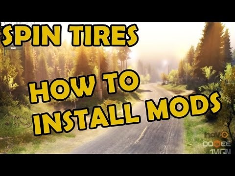 Spin Tires|How to install mods (Tutorial)
