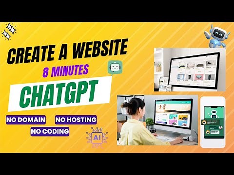 Create a Website Using ChatGPT | No Coding, No Domain, No Hosting!