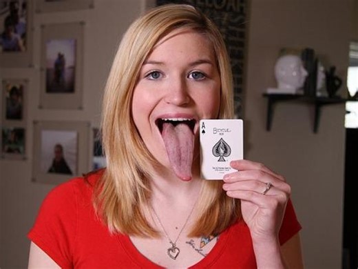 World’s Longest Tongue? Meet The Girl Who Can Lick Her Eye