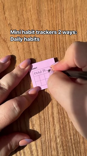 How do you use our Noted by Post-it Mini Habit Trackers? 👀✍️ #notedbypostit #postit #postitnotes #habittracker #habitracking | Post-it