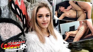 Blondes deutsches Netzgirl lässt sich beim Casting vögeln