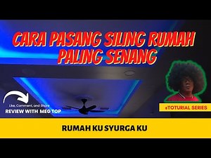 CARA PASANG SILING RUMAH PALING SENANG