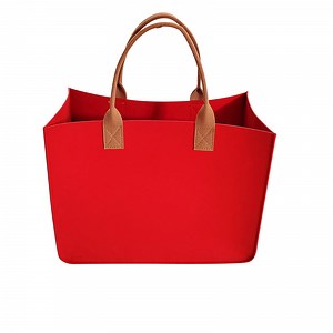 [Hot Item] Felt Handbag Large Capacity Portable Felt Bag Supermarket Shopping Bag