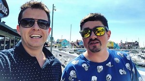Catching up with @cruise_director_matey in Long Beach before joining the #Carnaval #CarnivalSplendor #Travel #Friends #CruiseDirector | Lee Fleet Cruise Director
