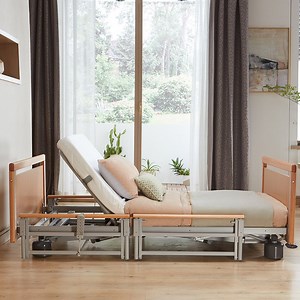 [Hot Item] Premium Electric Wooden Medical Bed for Home Use