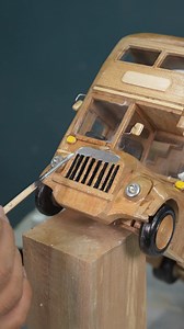 London Bus - Wooden Bus 🪚 #woodcar #awesomewoodcraft #crafting #wood #bus #london | Awesome Woodcraft