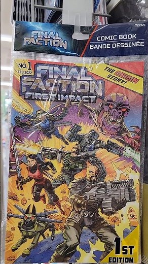 Final Faction First Impact Comic Book & Action Figures At Dollar Tree #shorts