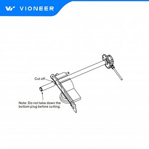 Vioneer Generator Marine Vehicle Automotive Diesel Liquid Oil Water Gasoline Propane Tank Level Fuel Sensor with Liner Non-Liner 0-190ohm/0.5V/4-20mA Output