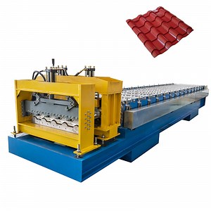 [Hot Item] Full Automatic Easy Operation Metal Roof Sheet Glazed Tile Roll Forming Pressing Machine
