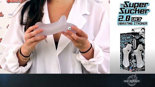 Watch Doc Johnson The Super Sucker 2.0 - ULTRASKYN - Vibrating Stroker on Amazon Live