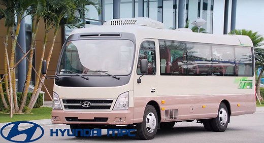 Giá bán, đánh giá chi tiết về xe khách Hyundai County 29 chỗ